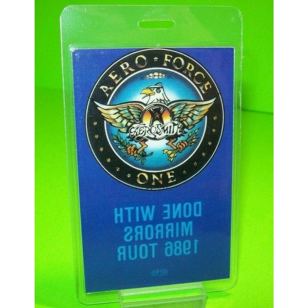 Aerosmith Done With Mirrors Back Stage Concert Pass Original VIP Hard Rock Music